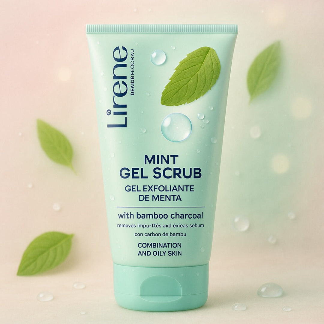 Lirene Mint Charcoal Gel Scrub 75ml