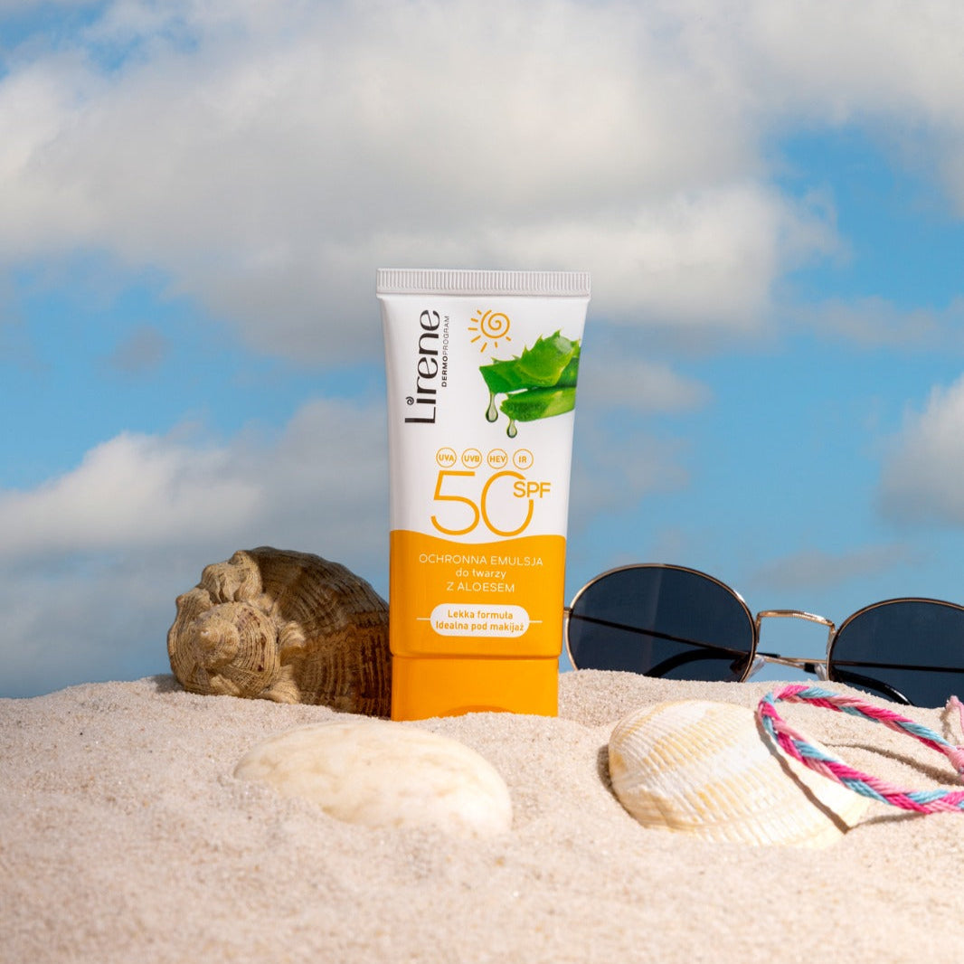 Lirene SPF 50 Face Cream Aloe Vera 50ml